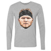 Aidan Hutchinson Detroit Vintage Head WHT by 500 LEVEL