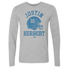 Justin Herbert Los Angeles C Helmet Font by 500 LEVEL
