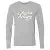 Jaylen Brown Boston Number Script WHT by 500 LEVEL