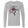 Bradley Beal Los Angeles Clippers Cartoon WHT by 500 LEVEL