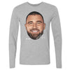 Travis Kelce Kansas City Vintage Head WHT by 500 LEVEL