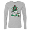 Jaylen Brown Boston Celtics Shield WHT by 500 LEVEL