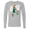 Jaylen Brown Boston Celtics Slant WHT by 500 LEVEL