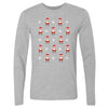 Christmas 8-bit Santas WHT by 500 LEVEL