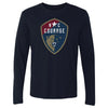 North Carolina Courage Vintage Primary Logo WHT by 500 LEVEL