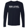 500 LEVEL Wordmark WHT