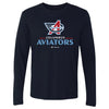 Columbus Aviators Primary Logo WHT by 500 LEVEL