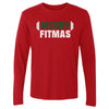 Christmas Merry Fitmas WHT by 500 LEVEL