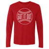 Gut It Out Foundation Baseball WHT by 500 LEVEL
