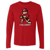 Calgary Hockey 8-bit WHT by 500 LEVEL