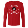 Ed Belfour Chicago 30 Goalie Sticks WHT by 500 LEVEL