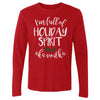 Christmas I'm Full Of Holiday Spirit WHT by 500 LEVEL
