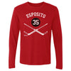 Tony Esposito Chicago 35 Goalie Sticks WHT by 500 LEVEL