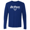 DePaul Blue Demons Tennis Minimalist WHT by 500 LEVEL