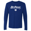 DePaul Blue Demons Basketball Minimalist WHT by 500 LEVEL