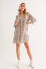 Leopard Ruffle Hem Woven Mini Dress For Women – Leopard Print Dress, Flattering Ruffle Hem Dress, Playful Mini Dress, Animal Print Dress, Chic Leopard Dress by Stevvex