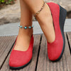 Wedge Heel Slip-On Loafers by FitiqueFit
