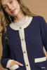 Umgee Two-Tone Button Front Cardigan by FitiqueFit