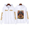 Printed Zipper Sweater Unisex Hoodie Coat by FitiqueFit