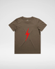 CRIMSON BOLT TEE - BROWN by LITTLE RAD THINGS