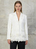 Women's Elegant 3D Floral Loose-Fit Blazer – Regular Length by FitiqueFit