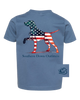 Star Spangled Dog Toddler Southern Down Outfitters Short Sleeve Tee by DoodleBug's