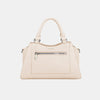David Jones PU Leather Handbag Sleek Durable Everyday Tote