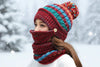 Winter Plush Knitted Hat – Soft Warm Knit Beanie for Cold Weather by FitiqueFit