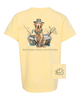 Dog in Boat Youth Southern Down Outfitters Short Sleeve Tee by DoodleBug's