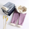 Girls Wool-Lined Thickened Winter Leggings by FitiqueFit