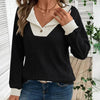 Women’s Color-Block V-Neck Pullover by FitiqueFit
