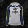Zombies Eat Brains Hoodie – Funny Unisex Graphic Pullover Sweatshirt by FitiqueFit
