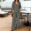 Long Sleeve Top & Full-Length Pants Two-Piece Set – 9 Colors S–3XL by FitiqueFit
