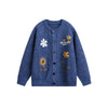 Women’s Retro Floral Embroidered Cardigan Sweater by FitiqueFit