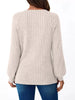Ribbed Knit Decor Button Long Sleeve T-Shirt by Simply Love