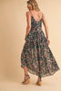Printed V-Neck Frill Tiered Cami Comfortable Dress For Women – Playful, Feminine & Fun for Summer Days by Stevvex