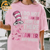 "In October We Wear Pink" Horror Halloween Breast Cancer Shirt – Support Squad Tee, Cancer Survivor Apparel by Dog Mom Hat