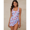 Women's Casual One-Piece Swimsuit – High Elasticity Print Swimwear by FitiqueFit