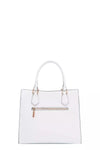 Nicole Lee USA Structured Tote Bag Monogram Print Pattern