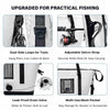 37QT Fish Cooler Bag With Fishing Rod Holder