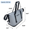 37QT Fish Cooler Bag With Fishing Rod Holder