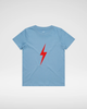 CRIMSON BOLT TEE - CLOUD BLUE by LITTLE RAD THINGS