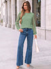 Lace Sleeve Crew Neck T-Shirt by Simply Love