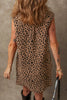 Luxury Summer Leopard Sleeveless Mini Dress Chic & Stylish Print Elegant Dress For Women by Stevvex