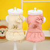 Pet Dog Clothes Small Dog Butterfly Cotton-padded Dress by My Store