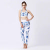 💪 Seamless 2-Piece Yoga Set – High-Waist Leggings & Crop Top by FitiqueFit