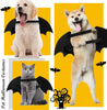 Dog Halloween Costumes Dog Bat Costume Cool Luminous Skeleton Bone Bat Wings Pets Cosplay Costumes Dress Up Apparel For Small Medium Large Cats And Dogs by My Store