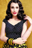 Isabel Top in Polka Dots - 2X only by Retrolicious