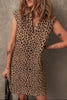 Luxury Summer Leopard Sleeveless Mini Dress Chic & Stylish Print Elegant Dress For Women by Stevvex