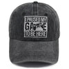 I Paused My Game to Be Here Adjustable Baseball Cap by FitiqueFit